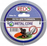 Леска для триммера REDO METAL CORE круглая с металлическим сердечником (армированная) 3,0мм*5м