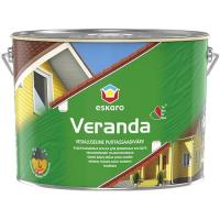 Акрилово-масляная полуматовая краска для деревянных домов "Eskaro Veranda" База А 2,85л