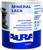Лак акриловый декоративный для минеральных поверхностей "AURA Luxpro Mineral Lack" 2,4л