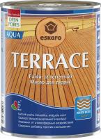 Масло для террас водоразбавимое "Eskaro Terrace Aqua" бесцветный 0,9л